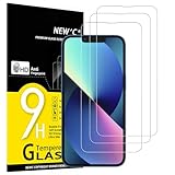 NEW'C 3 Stück, Panzer Schutz Glas für iPhone 14, 13, 13 Pro (6,1'), Frei von Kratzern, 9H Härte, HD Displayschutzfolie, 0.33mm Ultra-klar, Ultrabeständig