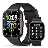 Smartwatch Herren mit Telefonfunktion,1.96' HD Uhr Damen mit Herzfrequenz SpO2 Stress Schlafmonitor,Alexa Integriert Watch,113+ Sportmodi Fitness Tracker, IP68 wasserdichte für Android iOS 2025 Neue