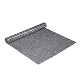 Relaxdays Malervlies, Abdeckvlies Rolle, 1 m x 25 m = 25m², rutschfest, wasserabweisend, 180g/m², Streichen, Umzug, grau, 10032737