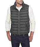 Tommy Hilfiger Herren Lightweight Packable Puffer Vest Daunenweste, Dunkelgrau, XL