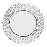Villeroy & Boch - Boston Platzteller, luxuriöser Präsentierteller für die festliche Tafel, Kristallglas, klar