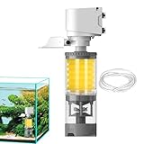 Aquariumfilter Für Fische | Geräuscharmer Aquarium Vorfilter,Mehrstufiger Leiser Einstellbarer Aquarium-Belüfter Für Süßwasser Schildkröten & Kampffische