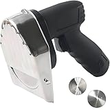 PioMue Elektrischer Hand-Döner-Fleischschneider, Gyrosschneider, Dönermesser, 80 W, 2 Klingen, für Restaurant-Grillen Wireless