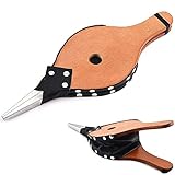 Hunphy Grillblasebälge, Kaminbalg, Blasebalg Grill für Kamin, Kamin Grillgebläse, Aus Holz Kamin Grillgebläse, Holzkaminbalggussdüse mit Aufhängeschnur, für Kamin, Grill, Outdoor Camping, Holzofen