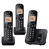Panasonic KX-TGC263E Digital Cordless Phones: 18-min Antwortmaschine, dedizierter Anrufblock Button, an easy-to-read dot-matrix display and a hands-free speakerphone