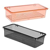 ULTECHNOVO 2 Stück Abtropf Utensilienbox Utensilienhalter Für Die Arbeitsplatte Besteck Organizer Küchenutensilienbehälter Mit Deckel Besteck Organizer Utensilien Trockenhalter