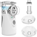 Inhalationsgerät für Erwachsene und Kinder, USB-C Inhaliergeräte Wiederaufladbarer Inhalator mit Tragbarem Design, Einfach zu Bedienen und zu Reinigen, Effiziente Zerstäubung für Heim, Reisegebrauch