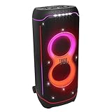 JBL PartyBox Ultimate – Kraftvoller Lautsprecher mit Bluetooth und Wifi – JBL Pro Sound mit Lichteffekten – Wasserfest und mit Rädern zum einfachen Transport – Schwarz