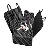 Auto-Hundeschutz, Rücksitz Hundeschutz - 600D Oxford Hundestuhl Abdeckung Anti-Rutsch-Rücksitzabdeckung,Hundewagen-Hängematte, wasserdichtes Rücksitzkissen für Haustiere, Hunde, Katzen, Welpen