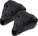 Oykrueats 2er Set Sattelschutz Wasserdicht Fahrrad,Schwarz Fahrradsattel Regenschutz,Elastische Fahrradsitz Regenschutz,Universal Fahrradsattel Überzug,Leichtgewicht Sattelbezug Fahrrad,für Regentag