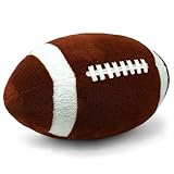 40YARDS American Football Kissen (maßstabsgetreu) - Indoor Football - Weiches Plüschkissen als Football Deko auf dem Sofa oder Football Geschenk für Fans