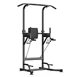 Botifly Power Tower Dip Station Klimmzugstange Freistehend multifunktionale Kraftstation Kraftturm Trainingsgerät für Zuhause Pull Up station höhenverstellbar von 159-233cm