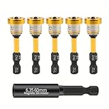 Koolenry 5pcs 50 mm Positionierungsschraubendreher Bits S2 Trockenbauschraube für Gips -Locating -Werkzeuge für Gipskarten