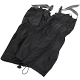 VANZACK 2 Stück wasserdichte Verstellbare Beinschützer aus Oxford Atmungsaktiv Reißfest und Langlebig Outdoor Gamaschen für Wandern Bergsteigen Schneeschutz