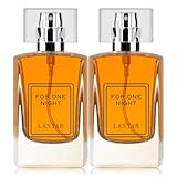 LASTAR Parfüm für Herren und Damen, Reisegröße Eau De Toilette Duft - Orangenblüte, Kaffee, Vanille - 50 ml*2, perfekt für Partys, Valentinstag, Weihnachten