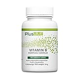 Plusvive, Vitamin-B-Komplex-Tabletten, leistungsstark mit Folat und allen B-Vitaminen, 180 Tabletten