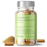 Noop Turkesterone Hochdosiert Testosteron Booster für Muskelaufbau und Libido for Men - Turkesteron ist eine Weiterentwicklung von Ecdysteron Aslan Herren Ali Kapseln - 400 mg, 60 Kapseln