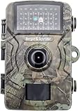Berger & Schröter DH1 Wildkamera 16MP Full HD mit Bewegungsmelder No Glow 940nm Black-LED Nachtsicht 0,7s Schnelle Trigger IP66 Wasserdicht 32GB SD-Support 90° Weitwinkel Nachtsichtkamera Outdoor