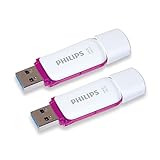 Philips Snow Edition Super Speed 3.0 USB-Flash-Laufwerk 2X 64 GB für PC, Laptop, Computer Data Storage, Lesegeschwindigkeit bis zu 100 MB/s