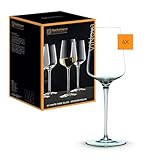 Nachtmann 4-teiliges Weißweingläser-Set, Weingläser, Kristallglas, 380 ml, ViNova, 0098074-0