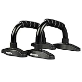 PROIRON Liegestützgriffe Push Up Bars 1 Paar Griffe Liegestützemit Edelstahlstange Schaumstoffgriff Neigungsstange Handgelenkschutz Brusttraining Body Building Zubehör