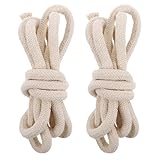 Ipetboom 2 Stück Baumwolle Lampendocht Ersatzdocht Ømm Docht Petroleumlampen Sicherer Gleichmäßiger Flammenbrenner für Öllampen Laternen Camping Zubehör