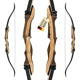 Wild Honey - Take Down - 62 Zoll - Recurvebogen - 20 lbs; toller Einsteigerbogen, Anfängerbogen für Erwachsene und Jugendliche im Bogensport, Bogenschießen, Pfeil und Bogen
