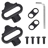 Cleminsta Pair of Schuhplatten SM-SH51 Cleats, Kompatibel mit Shimano MTB SPD Pedalen (SH51) für Herren Damen Mountainbike Schuhe, Cycling Pedals Cleat für SPD, Fahrrad Schuhplattenset