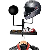 Helmhalterung, Wandhalterung, Metall-Helmständer – Powersport-Hardware für Reitausrüstung, Sicherheitsausrüstung, Vitrine, Männerhöhle, Fahrradaufbewahrung