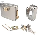 Türöffner Elektrische Steuerschloss Elektronische Magnettürschloss for 1 2V DC. Zugriffskontrollsystem-Video-Intercom-Türsprechanlage Für Dual Swing Gate Motor AC Angetrieben
