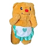 JINGLING Kleiner Teddybär, Plüschbär, Schürze, für kleine Tiere von 25,4 cm, Braun, Plüschtier, modisches Spielzeug, Kissen für die