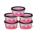 Good on you - Erbeer Body Scrub - Salz Öl Peeling für trockene und beanspruchte Haut - Körper Peeling - Sauna - Hand - Duschpeeling - 5er Pack