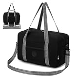 SUCIKORIO 40x20x25 Ryanair Handgepäck Tasche für Flugzeug, Wasserdicht Nylon Reisetasche Faltbar Klein Cabin Bag 20L Carry On Luggage Weekender Für Damen, Herren, Wizzair