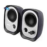 Edifier R12U BK USB-Lautsprecherset (Bassreflex-Port, Kopfhöreranschluss, integrierter Lautstärkeregler) schwarz