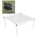 Tragbarer Klickgrill aus Edelstahl - C ACT BBQ RALD für das Kochen Im Freien - Einfach zu Montieren und Transportieren - Ideal für Heckklappen, Camping und Picknicks