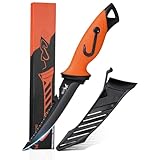 Golden Bird Outdoor Messer Survival Messer mit Säge Jagdmesser Feststehende Klinge mit Scheide, Gürtelmesser Outdoormesser für Camping Angel Wandern