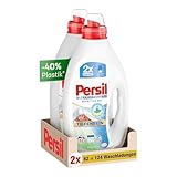 Persil Ultra Konzentrat Sensitive Gel (124 Waschladungen), Flüssigwaschmittel für Allergiker & Babys in kleinerer Flasche für weniger Plastik, entfernt hartnäckige Flecken, dermatologisch getestet