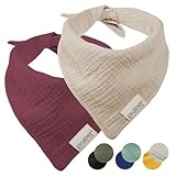 PiuPet® Hundehalstuch I 2er Set Hundehalstücher I Hundehalstuch große Hunde I Halstuch Hund I Stylisches Bandana große & kleine Hunde | Hundebekleidung & Zubehör I Beige/Rot | (L) 76x53x53cm