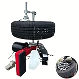 Kein Strom erforderlich, Mini-Reifenmontiermaschine Griffe 12-21 Zoll Reifen, mit einer maximalen Radgröße von 99,1 cm. Sehr geeignet für Outdoor- und mobile Autoreparatur, ideal für persönliche
