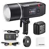 Godox AD600BM II Blitz 600Ws TTL Outdoor Blitzgerät mit 2.4G Wireless X System,1/8000s HSS GN87,0.01-0.9s Recycling Time,Monolight Blitzlicht für Canon, Sony, Nikon, Fuji, Olympus, Panasonic