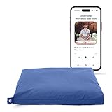 Inner Peace Meditationsmatte Zabuton Deluxe - Extra Dick - Meditationskissen Unterlage für entspannte Meditation - Waschbarer Bezug aus 100% Baumwolle (Königsblau)