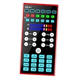 1 Stück Mobile Phone Sound Card mit Intelligenter Geräuschunterdrückung für Live Streaming Aufnahmen Einsetzbar Tragbar Einfach zu Bedienen