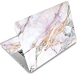 icolor Laptop Skin Aufkleber Folie Cover Vinyl Aufkleber für 13' 13,3' 14' 15' 15,4' 15,6 Zoll Notebook Schutzfolien Laptop Selbstklebend Kunst Dekorative Aufkleber Schutzhülle (Weißes Muster)