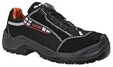 ELTEN Sicherheitsschuhe Senex BOA ESD S3S, Damen und Herren, Textil, Aluminiumkappe (Leichter als Stahlkappe), leicht, sportlich 43, Schwarz-Rot