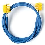 MusicNomad Premium MN762 Posaune Schlangenreinigungsbürste, Vinylfrei, wasserdicht, entwickelt gerade (112 cm)