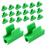 Abaodam 80 Stück Kunststoff Gewächshausklammern Uv-beständig Rohrclip Pflanzensupport Clips für Foliennetz Befestigung Gartenbedarf Langlebig Vielseitig Kompatibel