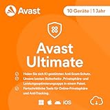 Avast Ultimate 2026 | 10 Geräte | 1 Jahr | Aktivierungscode per Email