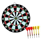 ibasenice 1 Satz 12 Dartscheiben-Set Outdoor-Spiele für Dartscheibe mit Brett für Zufällige Farbe
