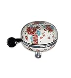 Basil Fahrradklingel Big Bell Bloom, Gardenia White, 80 mm