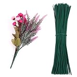 CIATBYYJ 200 Stück Grüne Twist Ties, 15,2 cm Metallic-Twist-Kabelschnur, Drahtbinder, Kunststoff Wiederverwendbare beschichtete Twist-Bänder für Taschen, Kordeln, Haushalt, Büro